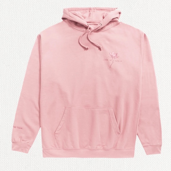 Tops - Shawn Mendes The Tour Lost in Japan Pink Hoodie